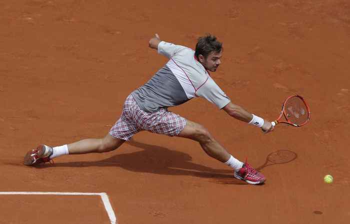 Stan Wawrinka à Roland-Garros, le 24 mai 2015 - Christophe Ena/AP/SIPA 